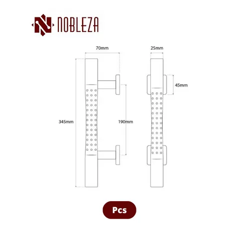 Nobleza Pull Handle Cancer SS Pcs - Surabaya