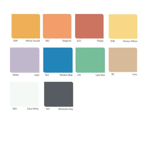 Nippon Paint Vinilex Super Exterior 5 Kg 938-Honey Yellow - Al Inayah