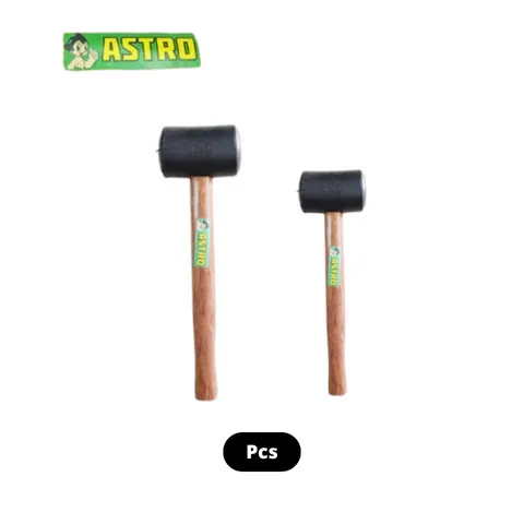 Astro Palu Karet Gagang Kayu Kecil - Cahaya 7296