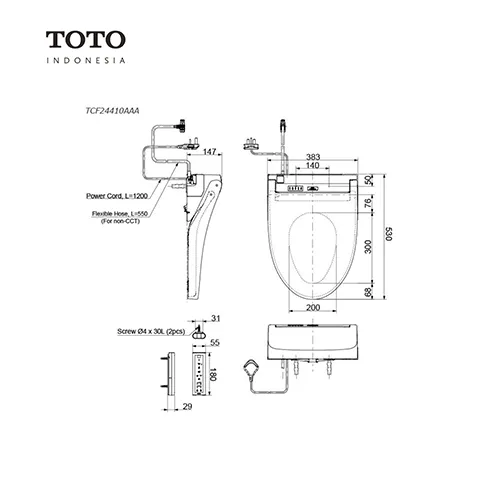 TOTO TCF 24410 AAA Pcs - Surabaya