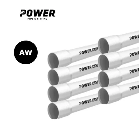 Pipa Power uPVC Putih AW 1" - Sari Bumi Putra