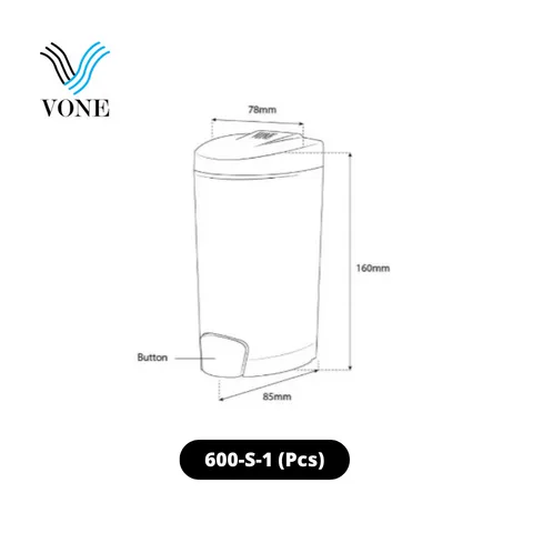 Vone Soap Dispenser 600-S-1 Pcs - Surabaya