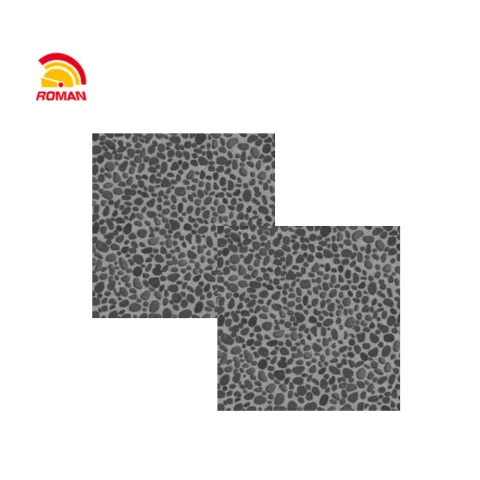 Roman Keramik D'Pebble Charcoal 50x50 Dus - Surabaya