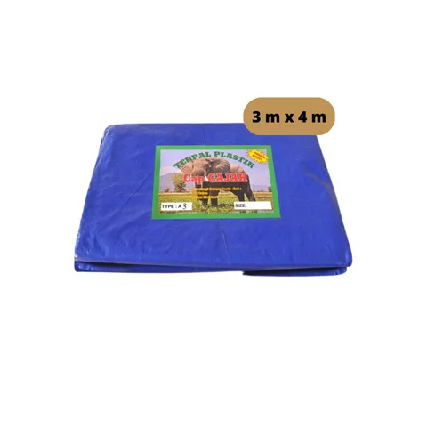 Terpal Cap Gajah A3 3 m x 4 m Biru - Nurul Huda 2