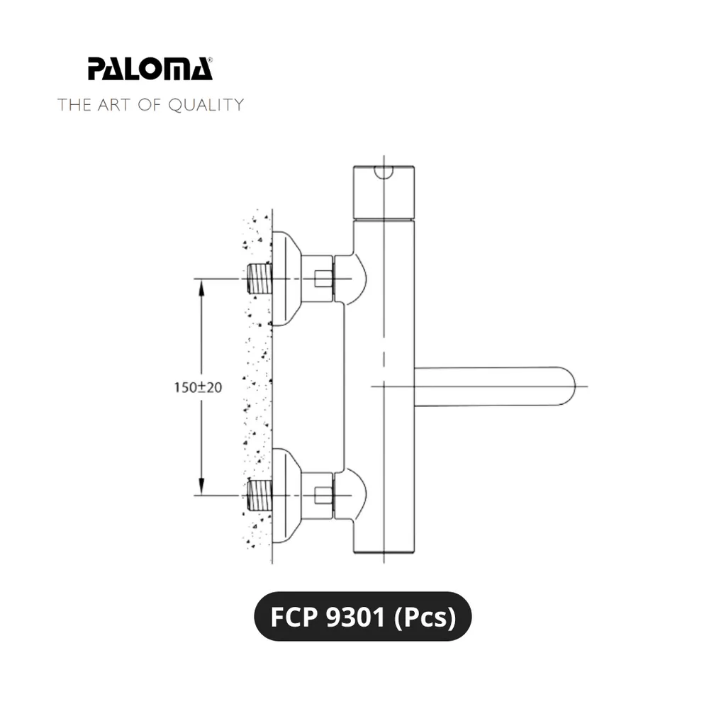 Paloma FCP 9301 Kran Shower Bathtub