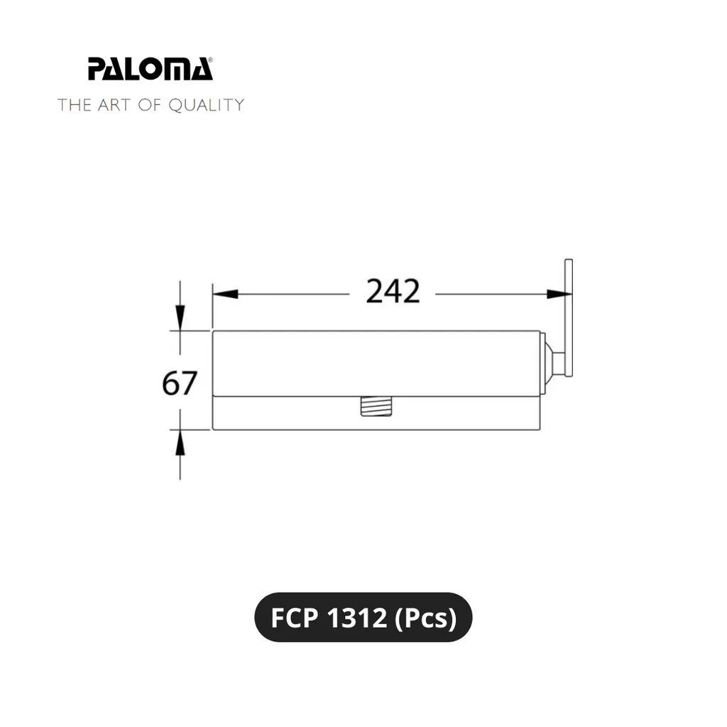 Paloma FCP 1312 Stop Kran Shower Dinding