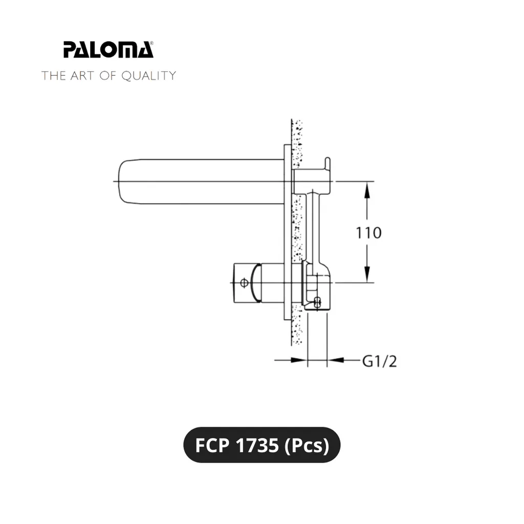 Paloma FCP 1735 Kran Wastafel Pcs - Surabaya