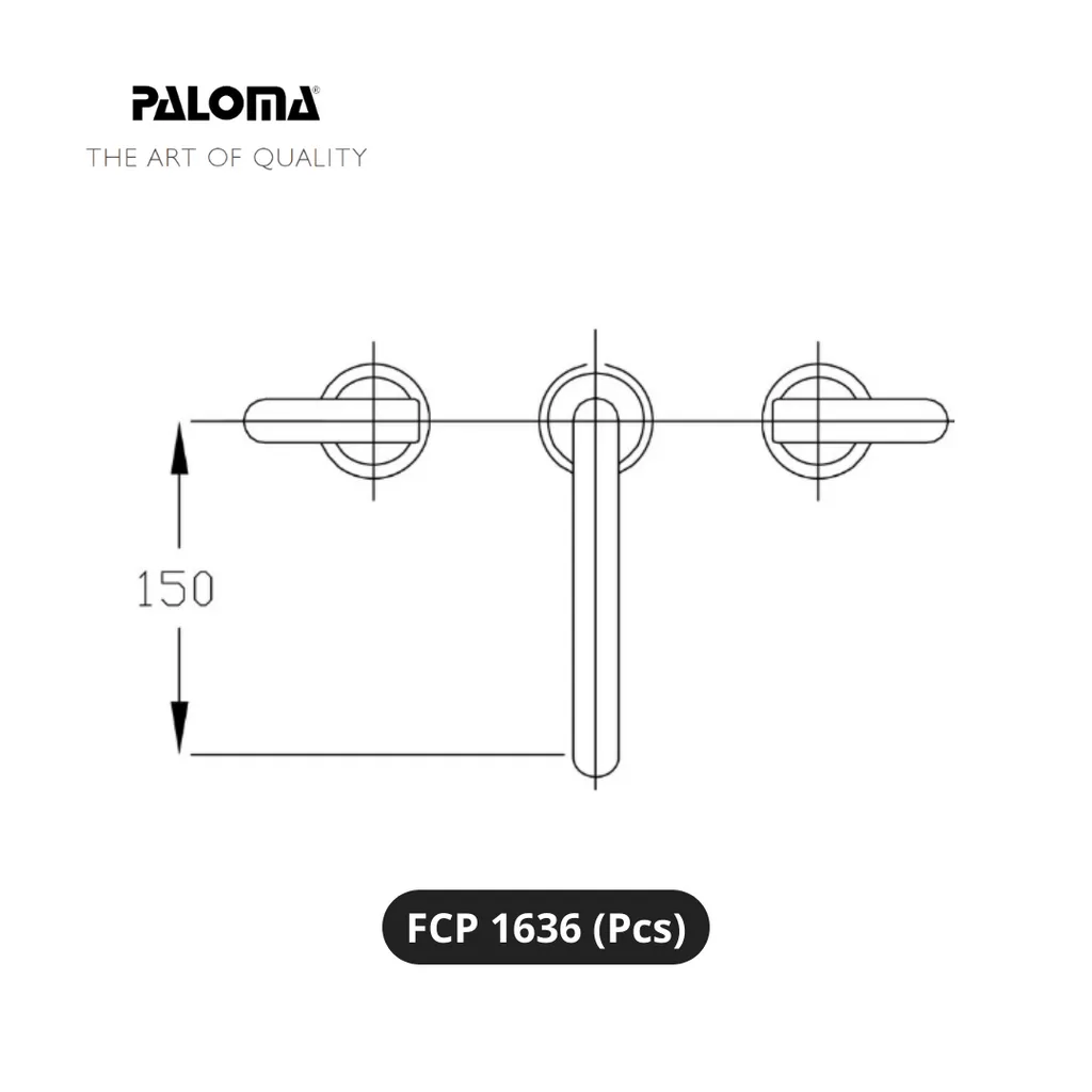 Paloma FCP 1636 Kran Wastafel