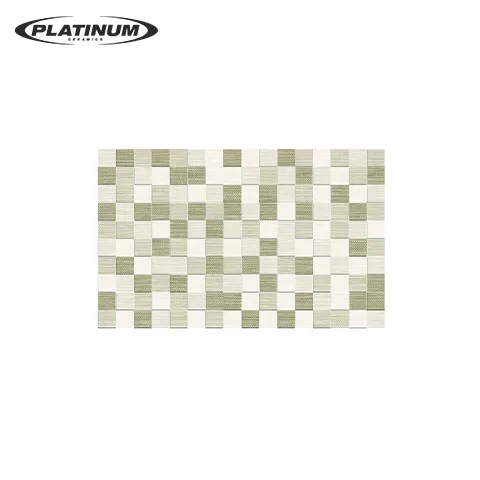 Platinum Keramik Balkan Brown Decor Embossed 25 Cm x 40 Cm - Surabaya