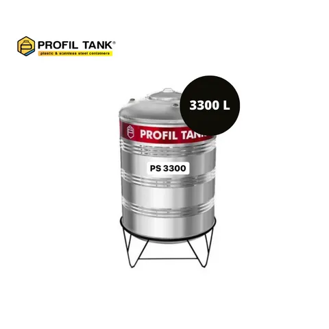 Profil Tank Stainless Steel PS 3300 Liter Pcs - Sinar Gemilang