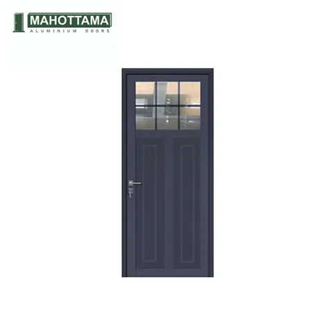 Mahottama Mas 34 Dark Grey- Pintu Aluminium 90 x 215 90 x 215 Cm - Surabaya