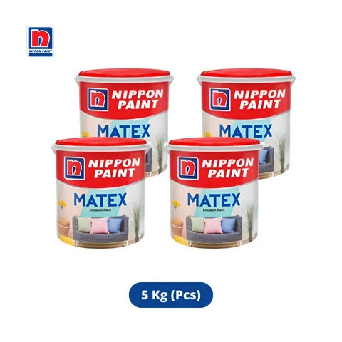 Nippon Paint Matex Emulsion Paint 5 Kg 814-White - Al Inayah