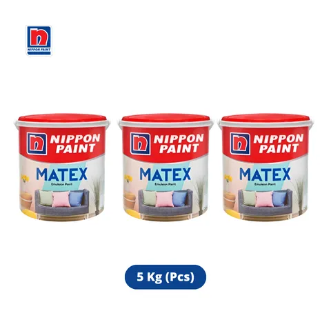 Nippon Paint Matex Emulsion Paint 5 Kg 814-White - Al Inayah