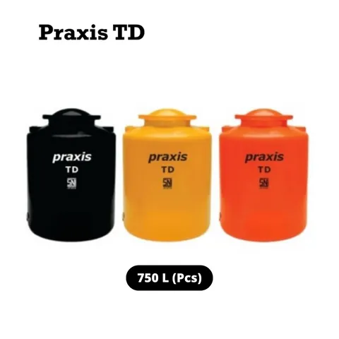 Praxis Tandon Air 750 Liter Kuning - Surabaya