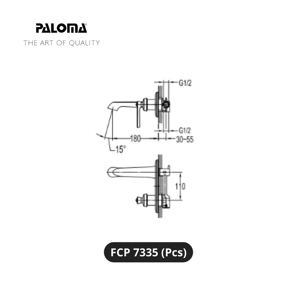 Paloma FCP 7335 Kran Wastafel Pcs - Surabaya