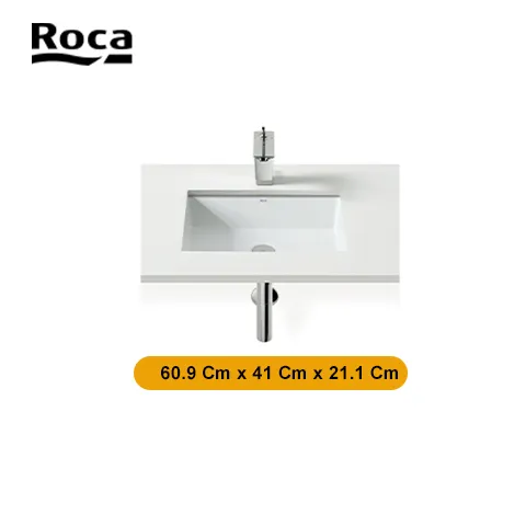 Roca Under countertop vitreous china basin (Sofia) 60.9 Cm x 41 Cm x 21.1 Cm - Surabaya
