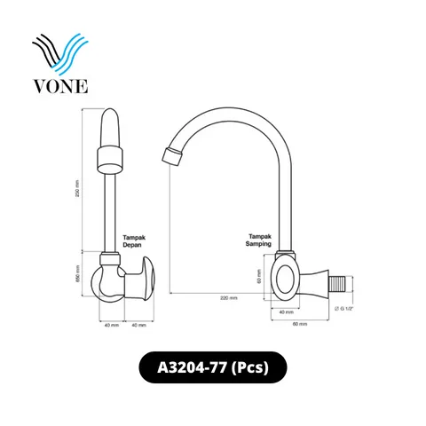 Vone Kran Angsa A3204-77 Pcs - Surabaya