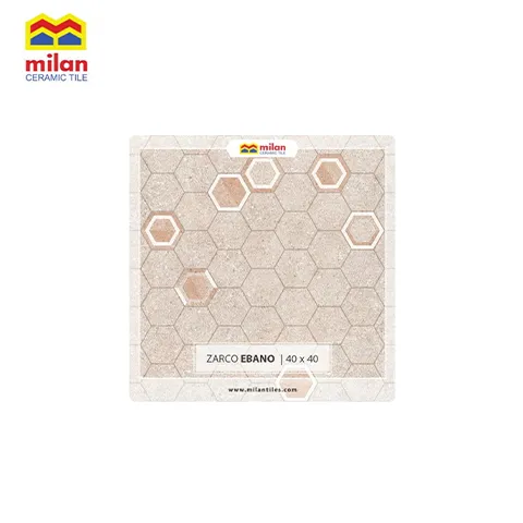 Milan Zarco Ebano 40X40 Keramik Motif Hexagonal 40 Cm x 40 Cm - Surabaya