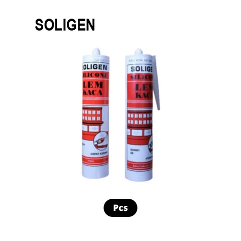 Soligen Lem Kaca Botol Clear 350 Gram - Sinar Niaga Jaya