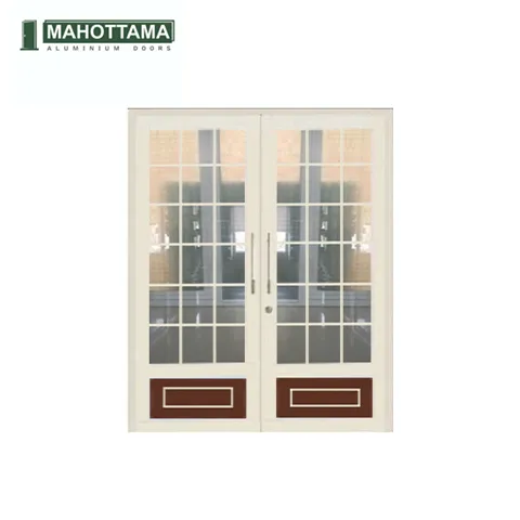 Mahottama Mas31 Brown Ivory - Pintu Aluminium 174 x 215 174 x 215 Cm - Surabaya