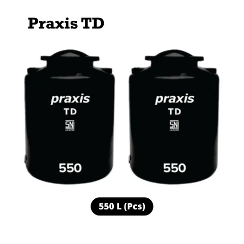 Praxis Tandon Air 550 Liter Hitam - Surabaya