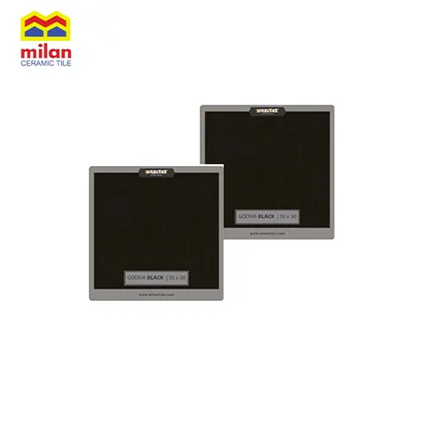 Milan Habitat Godiva Black 50x50 Keramik 50 Cm x 50 Cm - Surabaya