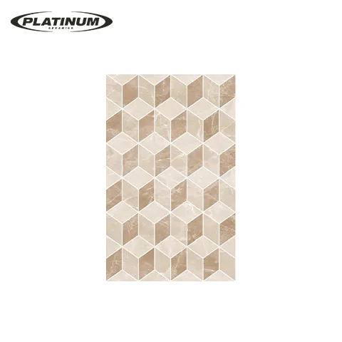 Platinum Keramik Baxter Brown Embossed 25 Cm x 40 Cm - Surabaya