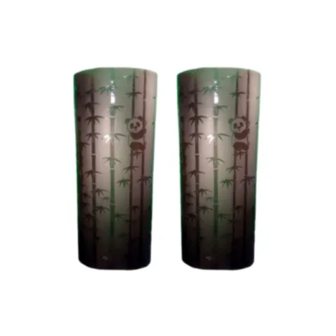 Fiber Motif Bambu Panda Hitam Meter - Jaya