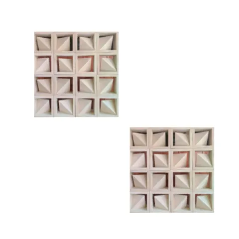 Roster Keramik Prisma Putih 1 M2 (Isi 25 Pcs) Putih - Surabaya