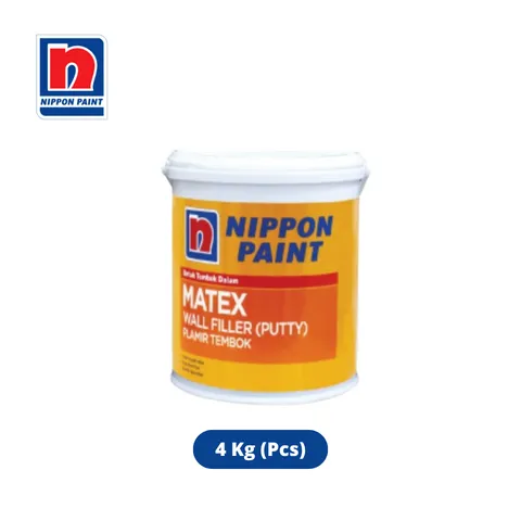 Nippon Paint Matex Putty Wall Filler 4 Kg 002-Super White - Surabaya