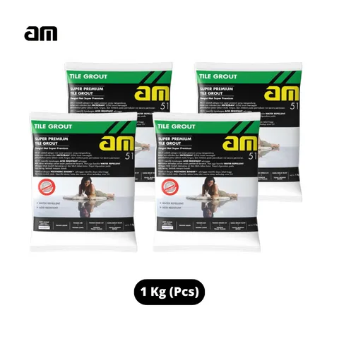 AM 51 Pengisi Nat 3 in 1 1 Kg Dark Grey - Gajah Mada