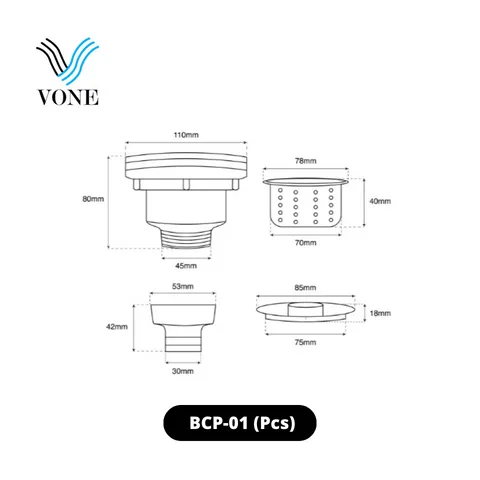 Vone Avur Saringan Cuci Piring BCP-01