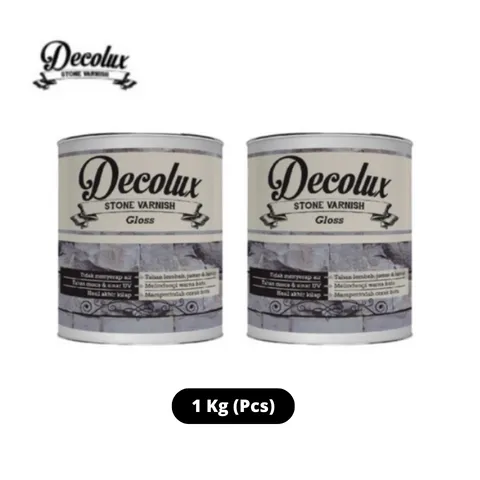 Decolux Stone Varnish Gloss 1 Kg Transparat Gloss - Marga Mulia