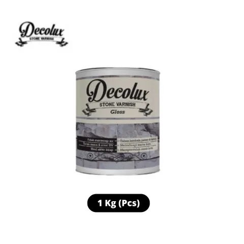 Decolux Stone Varnish Gloss 1 Kg Transparat Gloss - Marga Mulia