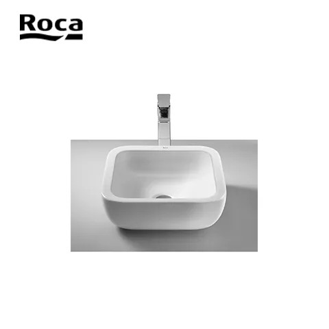 Roca Over countertop vitreous china basin (Khroma) 40 Cm x 40 Cm x 15 Cm - Surabaya