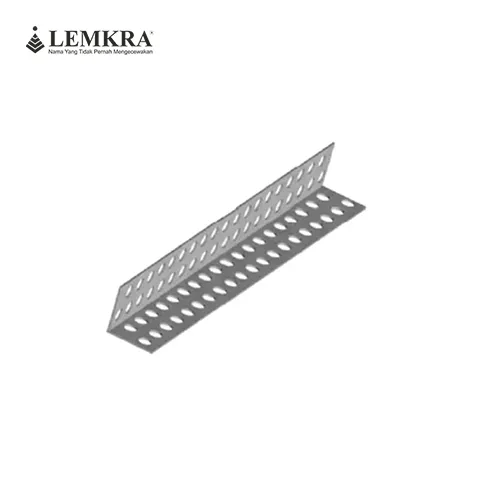 Lemkra Round Pvc Corner Bead Acian (Sudutan Acian) 2.5 Cm x 2.85 Meter - K2 Jaya