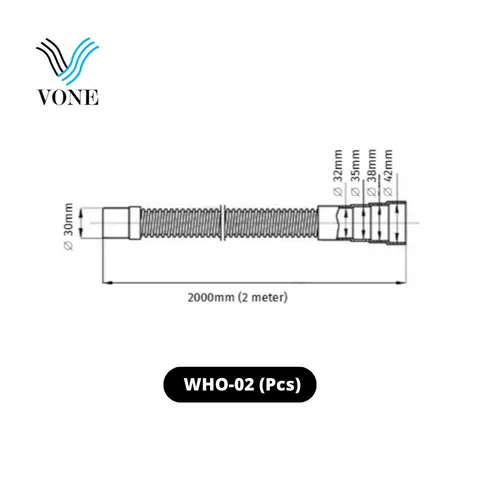 Vone Selang Mesin Cuci WHO-02 Pcs - Kurnia