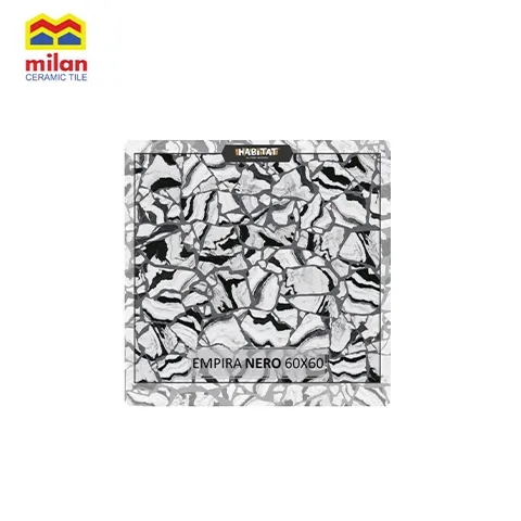Milan Keramik Habitat Empira Nero 60x60 60 Cm x 60 Cm - Murah Makmur Cipanas