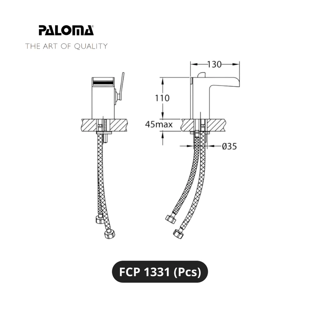 Paloma FCP 1331 Kran Wastafel Pcs - Surabaya