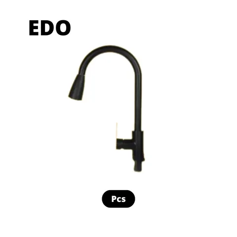 EDO Kran Sink Panjang Hitam ½" - Al Inayah