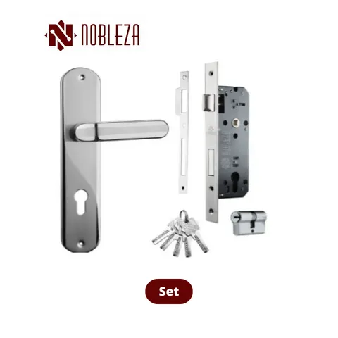 Nobleza Door Handle Prime Corona Set - Surabaya