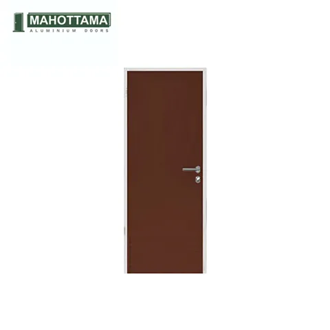 Mahottama EC 002 Brown Ivory - Pintu Aluminium 80 x 200 80 x 200 Cm - Surabaya
