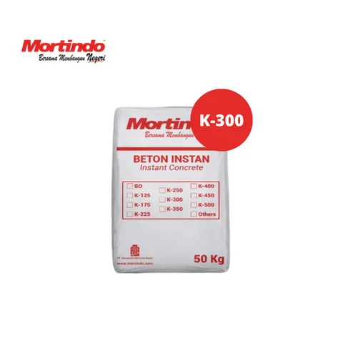 Mortindo Beton Instan K-300 50 Kg Sak - Makmur Karunia Tunggal