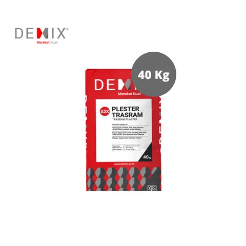 Demix A2X Plester Traspram 40 Kg Sak - Surabaya