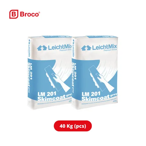 Broco Leichtmix Skimcoat Acian Abu - Abu