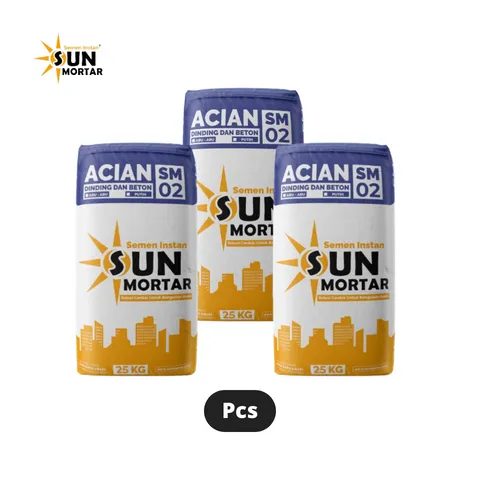 Sun Mortar Acian 25 Kg Sak - Surabaya