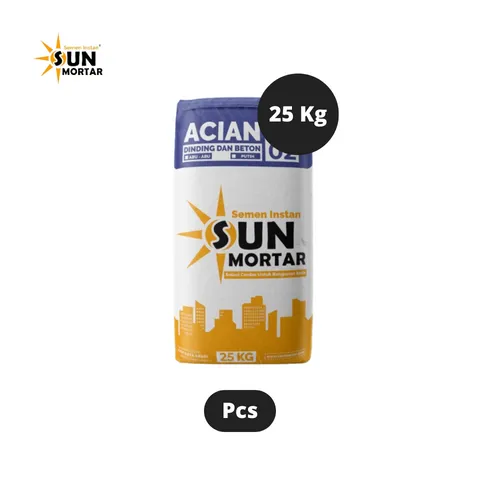 Sun Mortar Acian 25 Kg Sak - Surabaya