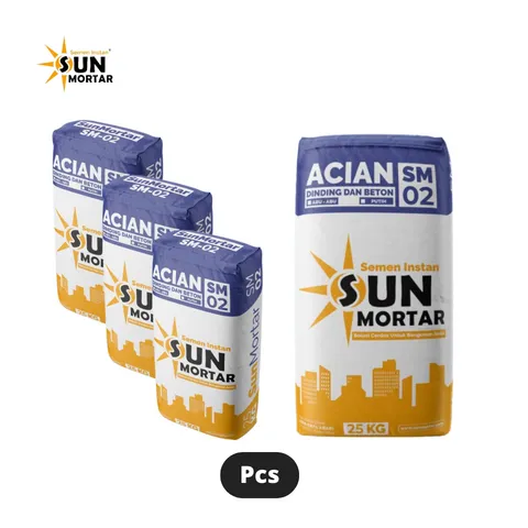 Sun Mortar Acian 25 Kg Sak - Surabaya