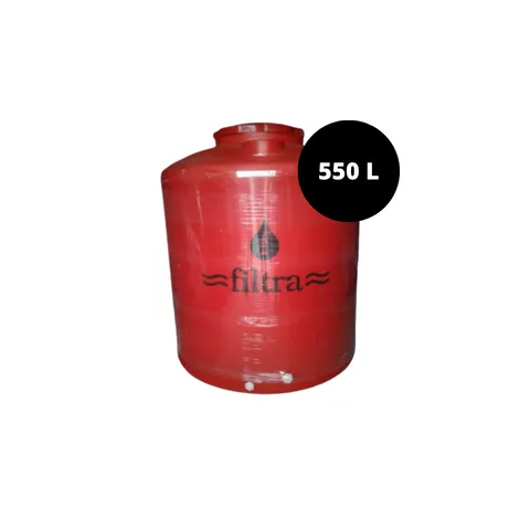 Filtra Tandon Air Plastik 550 Liter Orange - Surya Agung