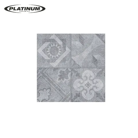 Platinum Keramik Angelo Grey Decor 40 Cm x 40 Cm - Surabaya